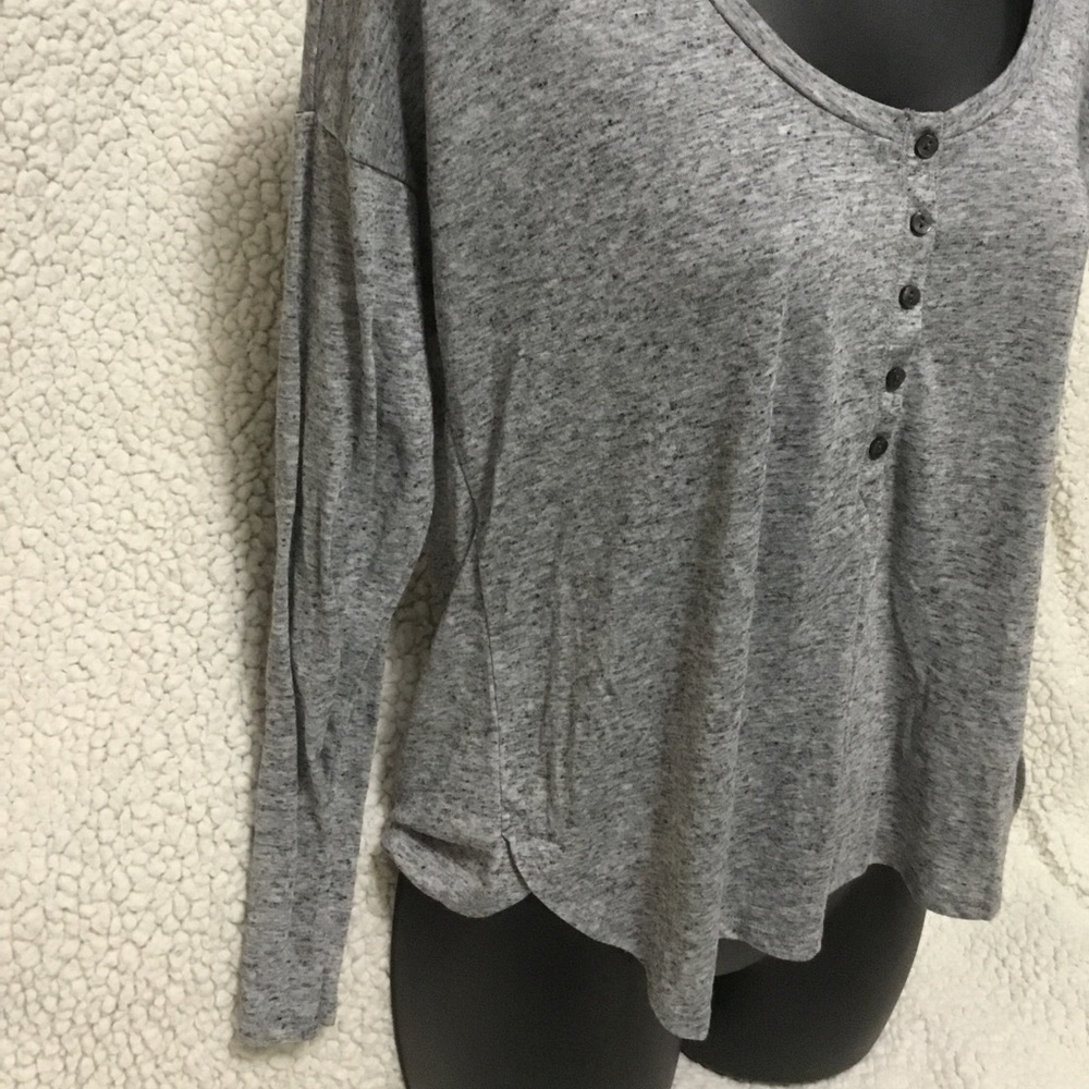 Victoria’s Secret Gray Sleep-shirt XSmall Long Sleeve - Picture 2 of 10